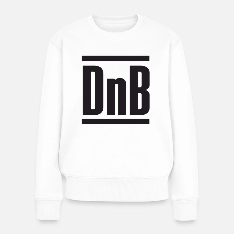 DnB - Women's Premium Organic Jumper - white