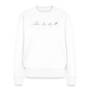 Design details required - Women's Premium Organic Jumper - white - Front - Julia (174cm)