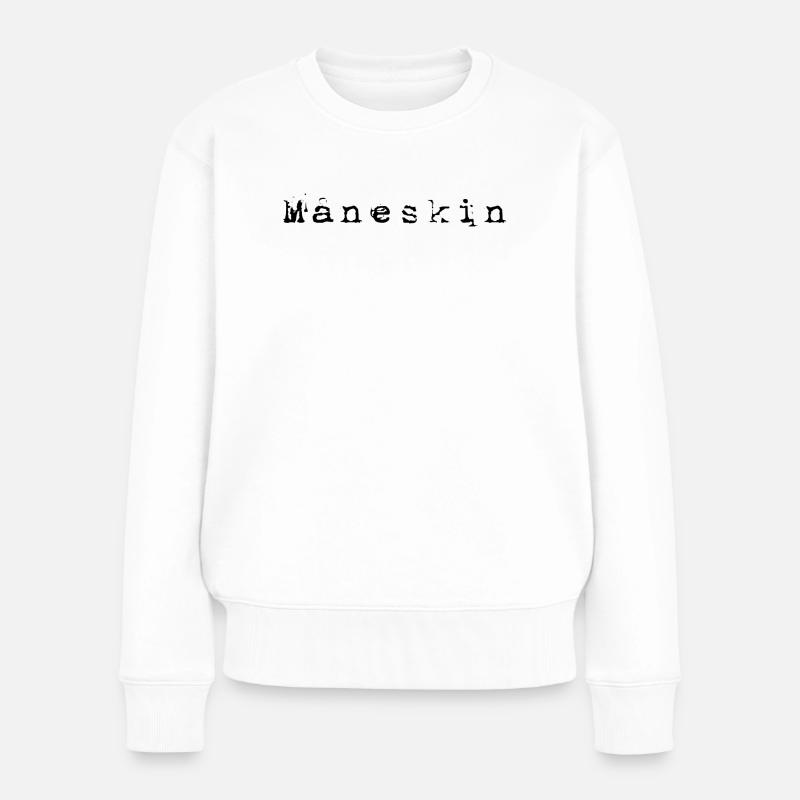 Måneskin - Frauen Premium Bio Pullover - Weiß
