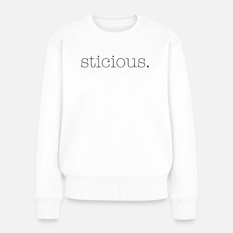 Anstrengend - Frauen Premium Bio Pullover - Weiß