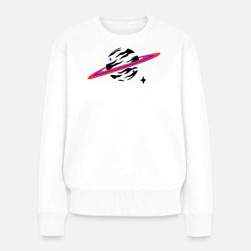 Orbite de minuit - Pull Premium bio Femme - blanc