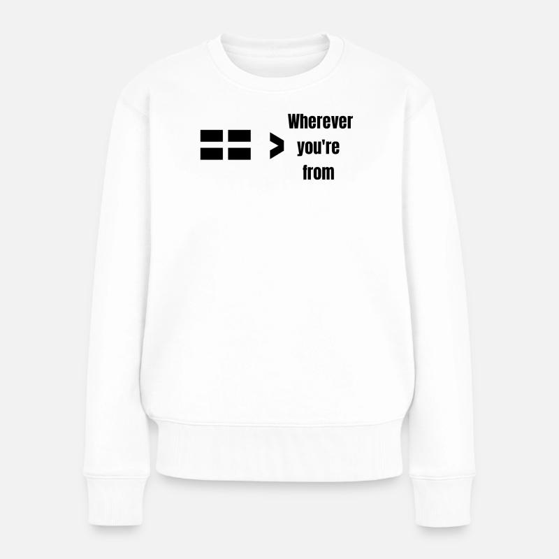 Thème de fenêtre minimaliste Design inspirant - Pull Premium bio Femme - blanc