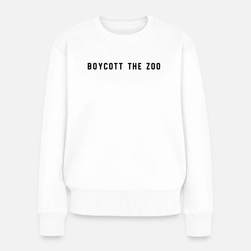 BOYCOTT DU ZOO - Pull Premium bio Femme - blanc