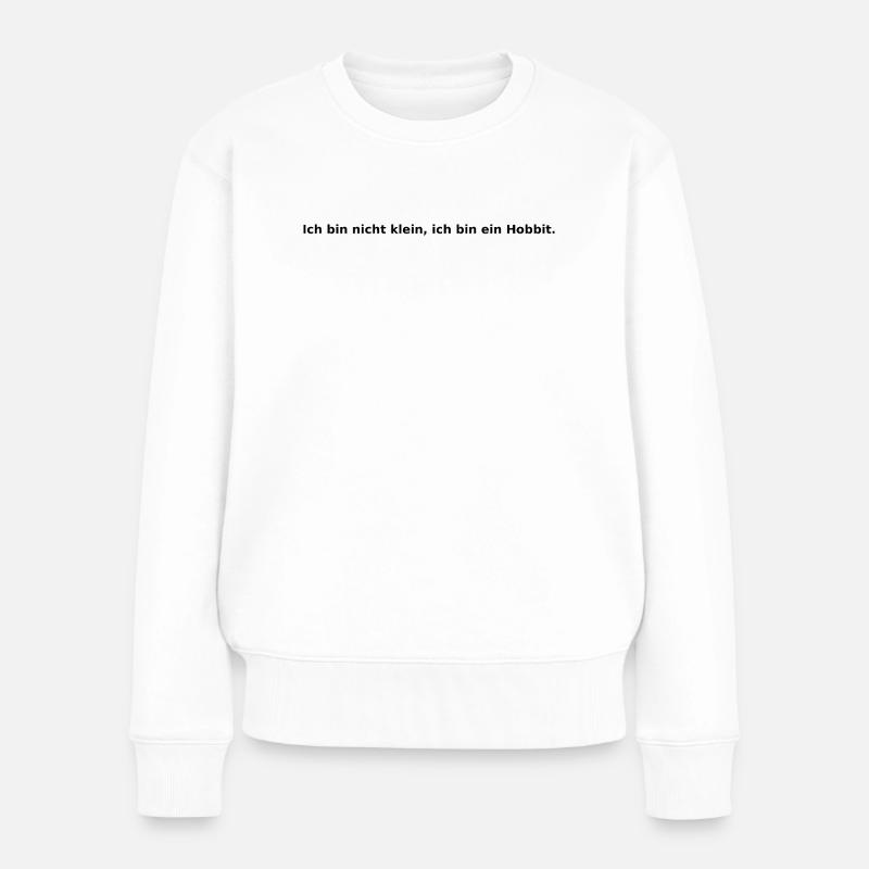 Je ne suis pas klein_Design - Pull Premium bio Femme - blanc