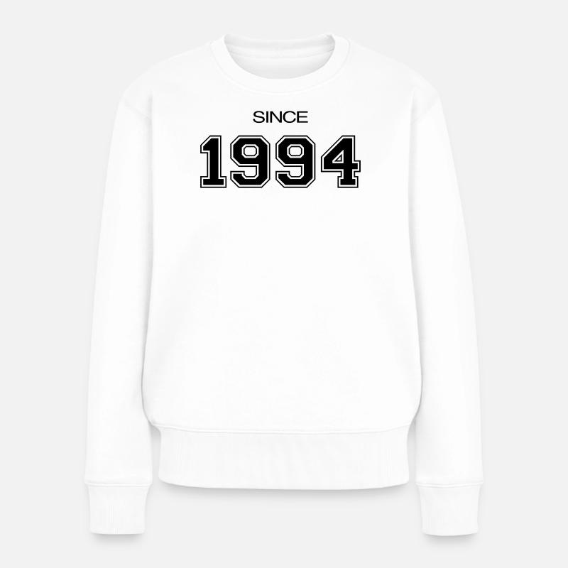 1994 Geburtstagsgeschenk - Frauen Premium Bio Pullover - Weiß