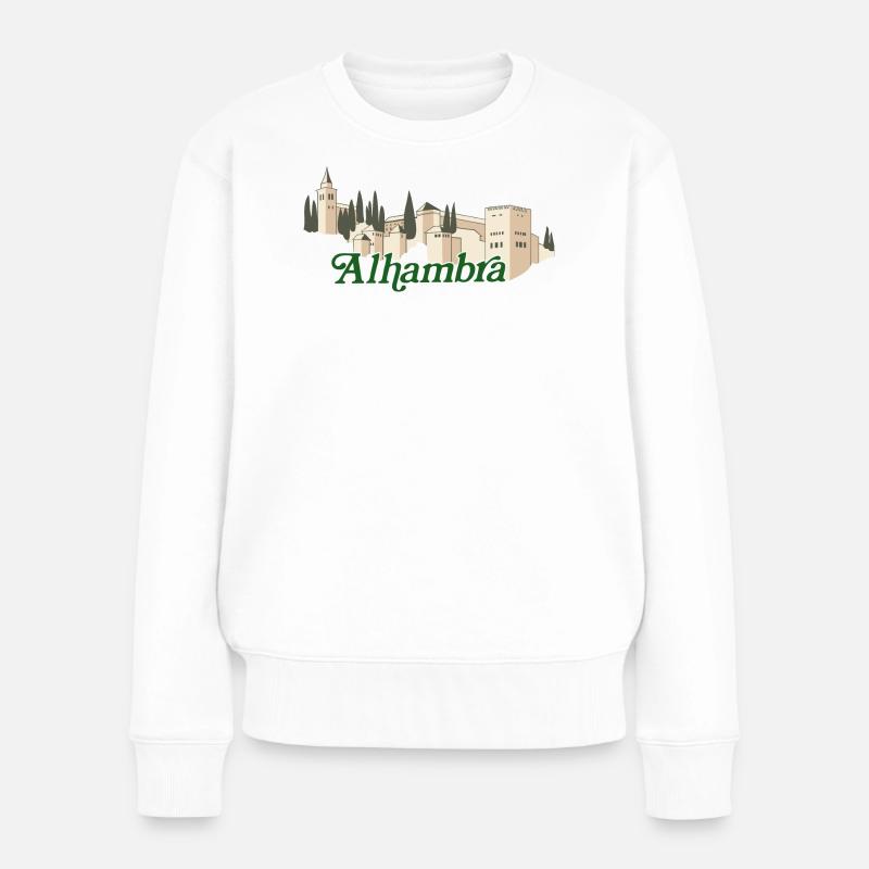 Alhambra - Pull Premium bio Femme - blanc