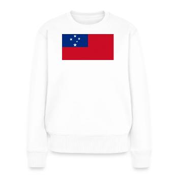 Samoa - Women's Premium Organic Jumper - white - Front - Julia (174cm)