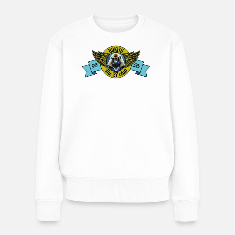 Bokito - Pull Premium bio Femme - blanc
