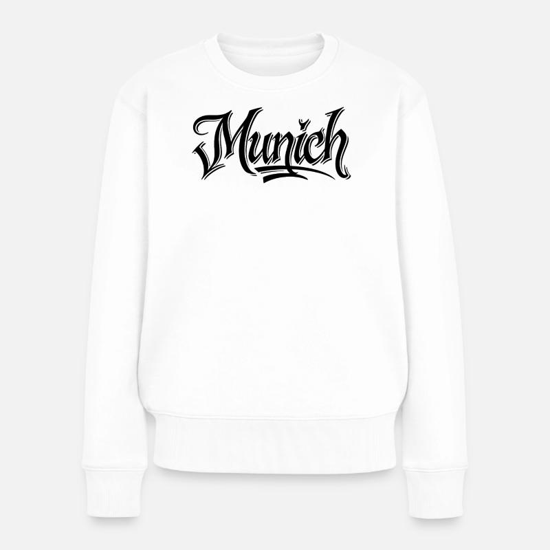 Munich - Pull Premium bio Femme - blanc