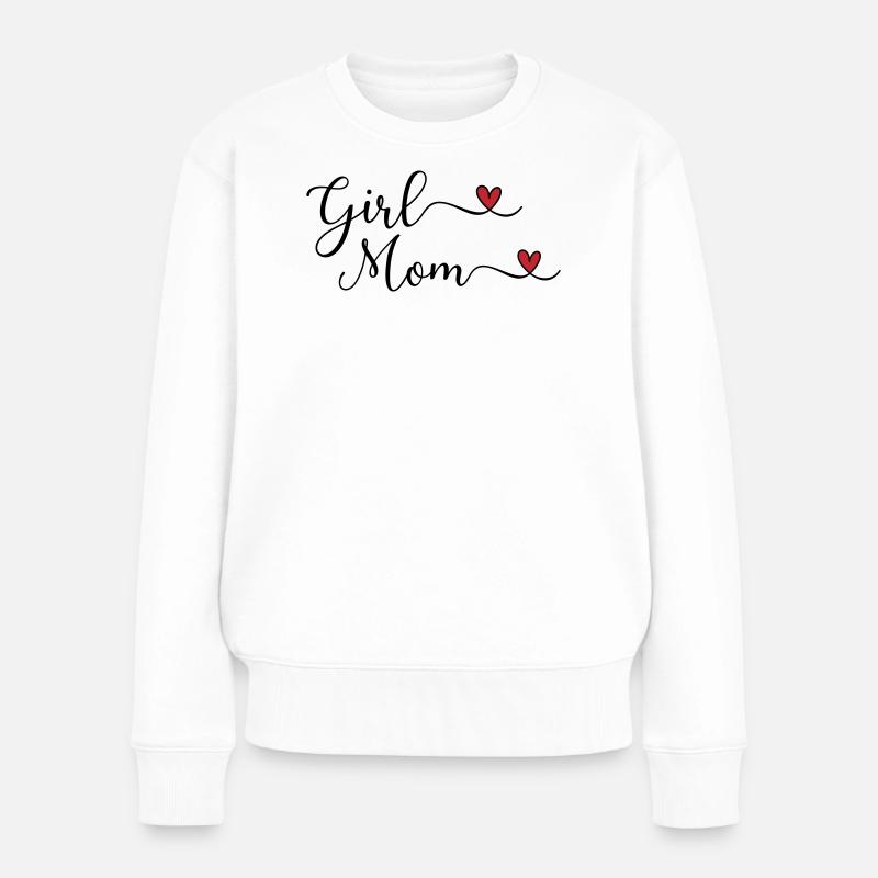 Maman fille - Pull Premium bio Femme - blanc