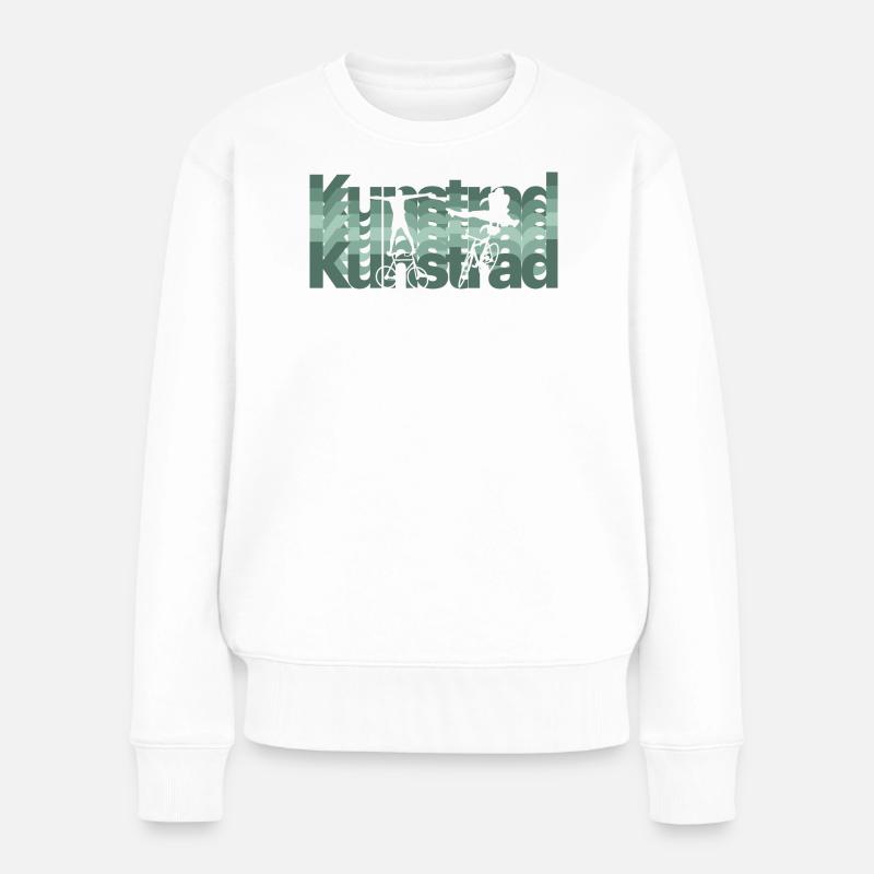 Kunstrad, Kunstradfahren, Hallenradsport - Frauen Premium Bio Pullover - Weiß