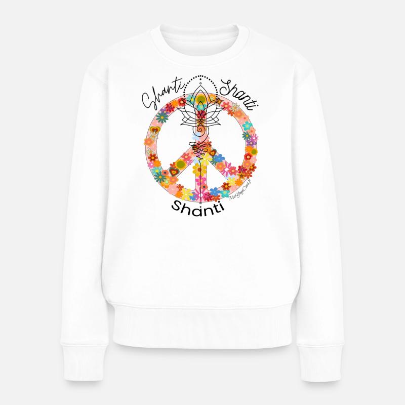 Chant de clôture de séance de Yoga - Pull Premium bio Femme - blanc
