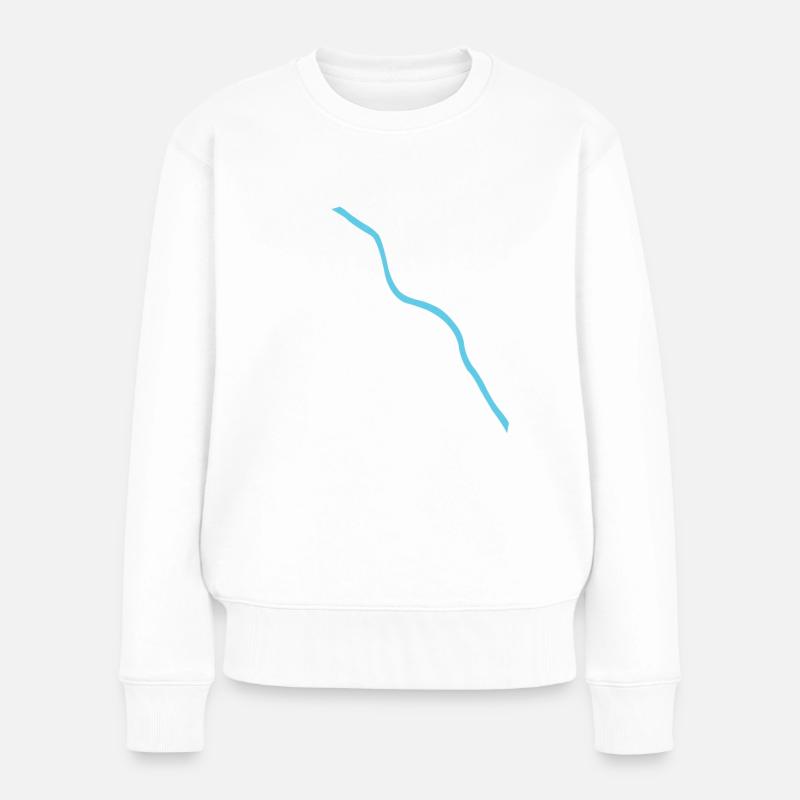 Bonn Karte - Frauen Premium Bio Pullover - Weiß