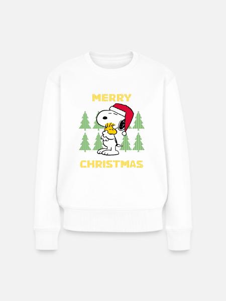 Peanuts Snoopy Weihnachten Ugly Christmas - Frauen Premium Bio Pullover -