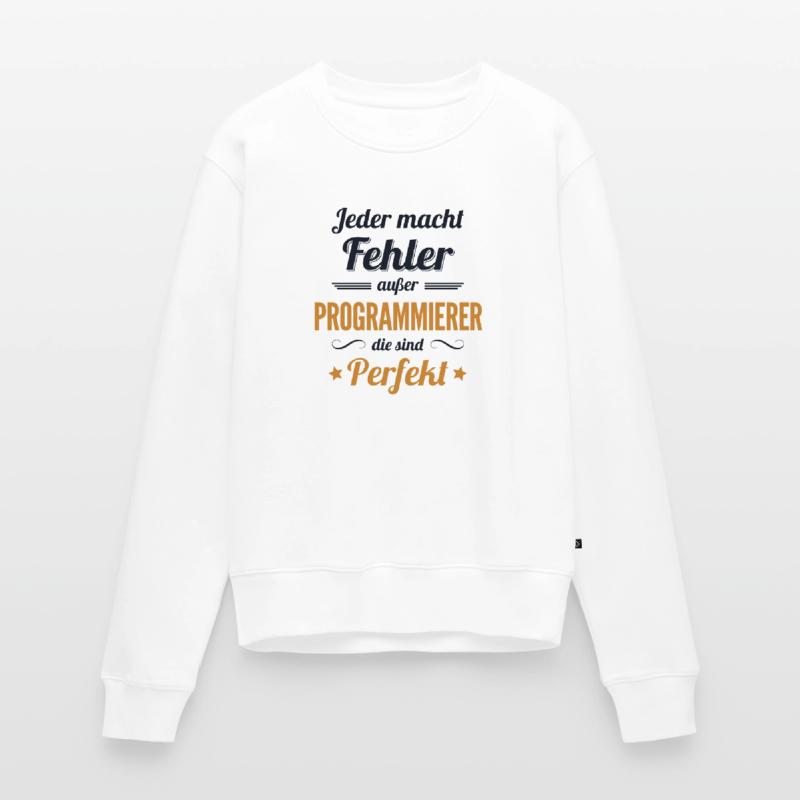 Programmierer sind Perfekt Developer Coder Frauen Premium Bio Pullover
