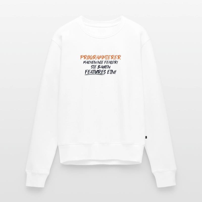 Programmierer Bauen Features Developer Coder Frauen Premium Bio Pullover