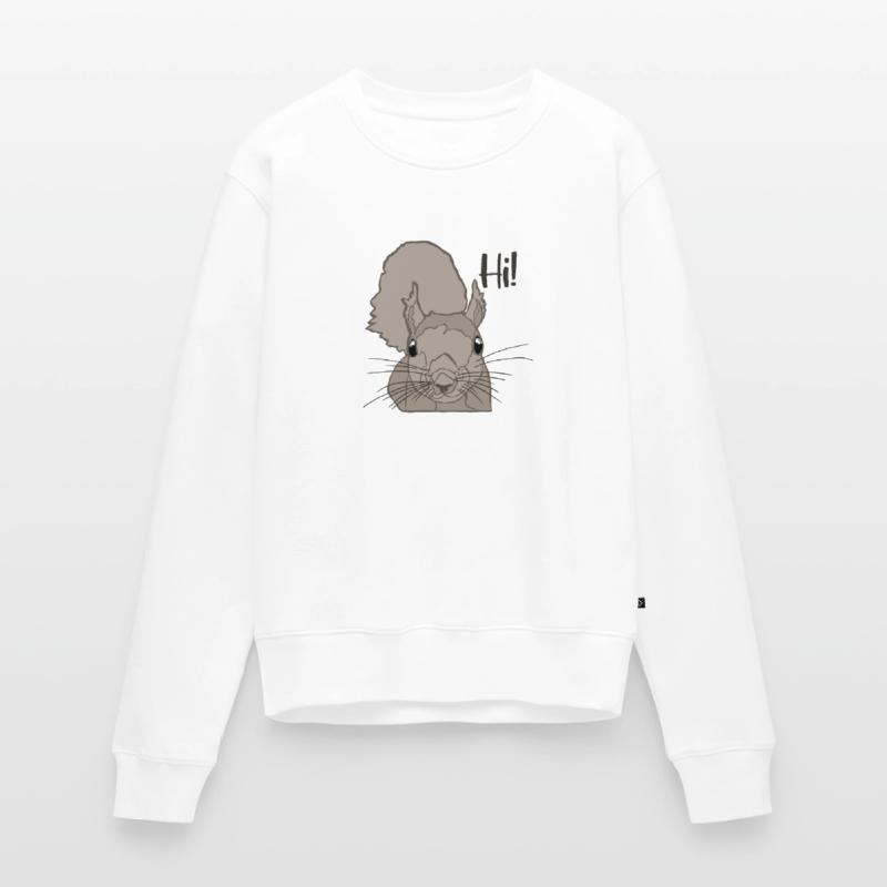 Grey squirrel Squirrel Fox squirrel Women's Premium Organic Jumper
