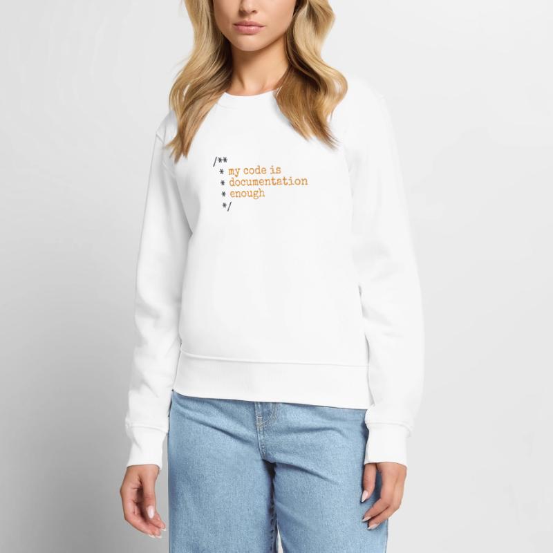 Mon code est assez documenté développeur Pull Premium bio Femme