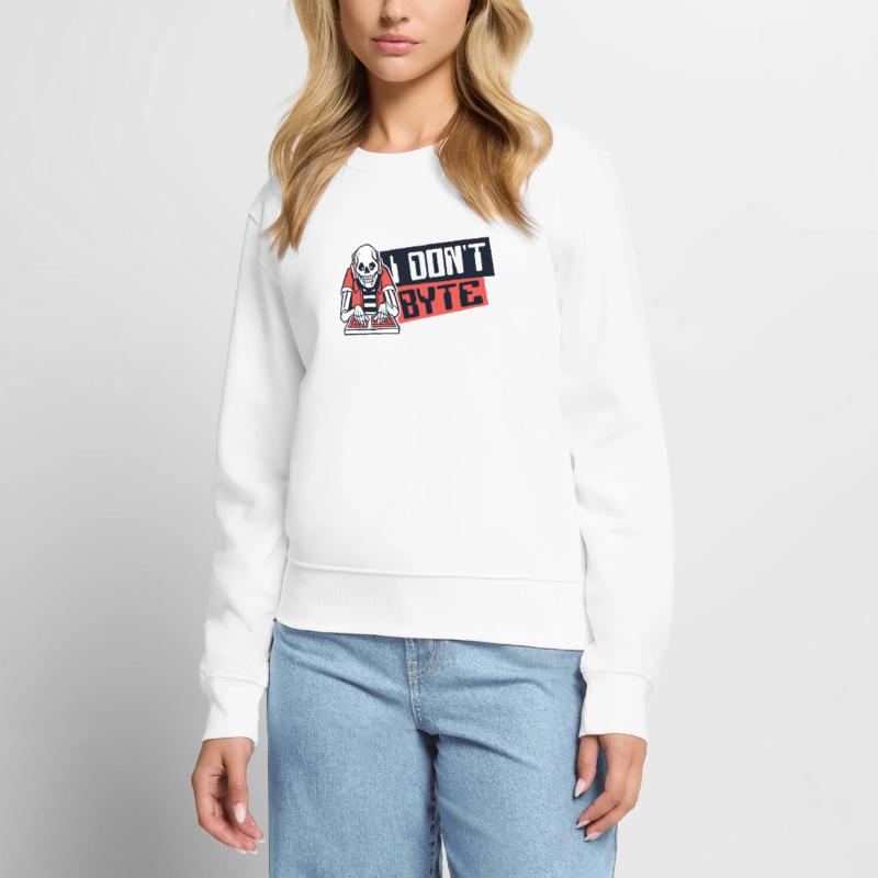 I Don't Byte Software Engineer Developer Coder Women's Premium Organic Jumper