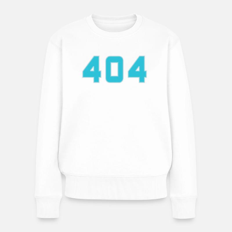 404 - No work / life balance found - IT - Frauen Premium Bio Pullover - Weiß