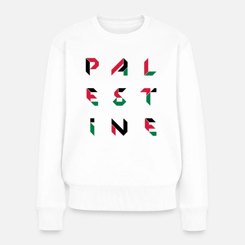 palestine 2 - Pull Premium bio Femme - blanc