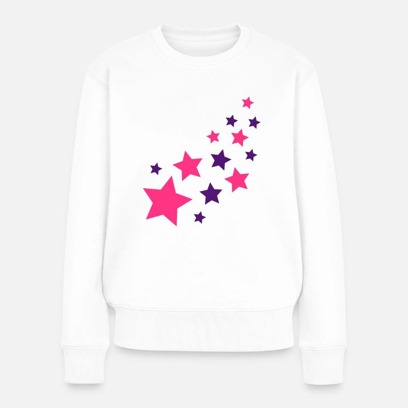 Etoiles - Pull Premium bio Femme - blanc