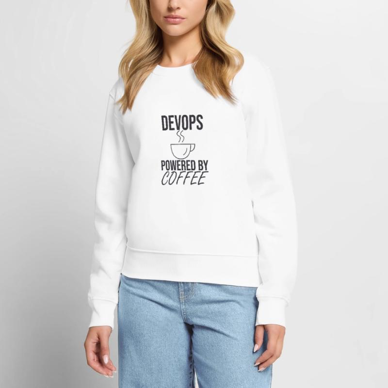DevOps Coffee | Software Development" Women's Premium Organic Jumper
