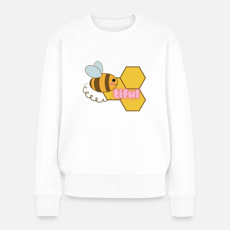 Beetiful - Pull Premium bio Femme - blanc