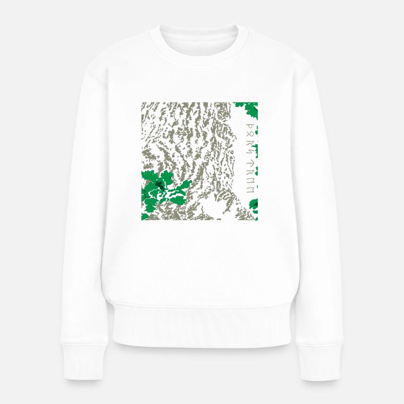 Thor's Tree Donar's Oak - Women's Premium Organic Jumper - white
