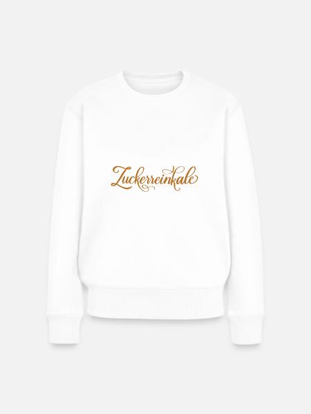 Zuckerreinkale - Frauen Premium Bio Pullover - Weiß