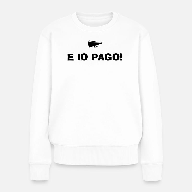 Et je paie - Pull Premium bio Femme - blanc