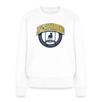 Ted Lasso AFC Richmond Logo - Frauen Premium Bio Pullover - Weiß - Vorne - Julia (174cm)