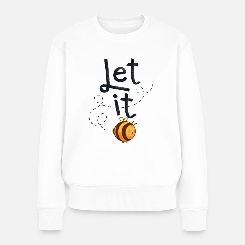 Apiculteur Bee Let it Bee - Pull Premium bio Femme - blanc