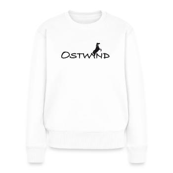 OSTWIND Aufbruch Nach Ora Steigender Hengst - Frauen Premium Bio Pullover - Weiß - Vorne - Julia (174cm)