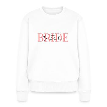 JGA-Bride à personnaliser - Pull Premium bio Femme - blanc - Devant - Julia (174cm)