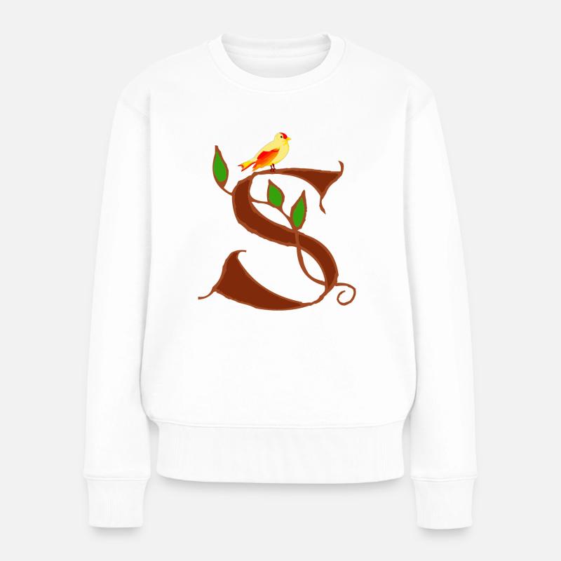kanarienvogel s - Frauen Premium Bio Pullover - Weiß
