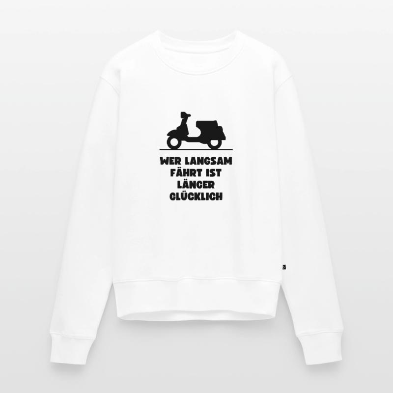 Passionierter Rollerfahrer oder Mofafahrer Frauen Premium Bio Pullover