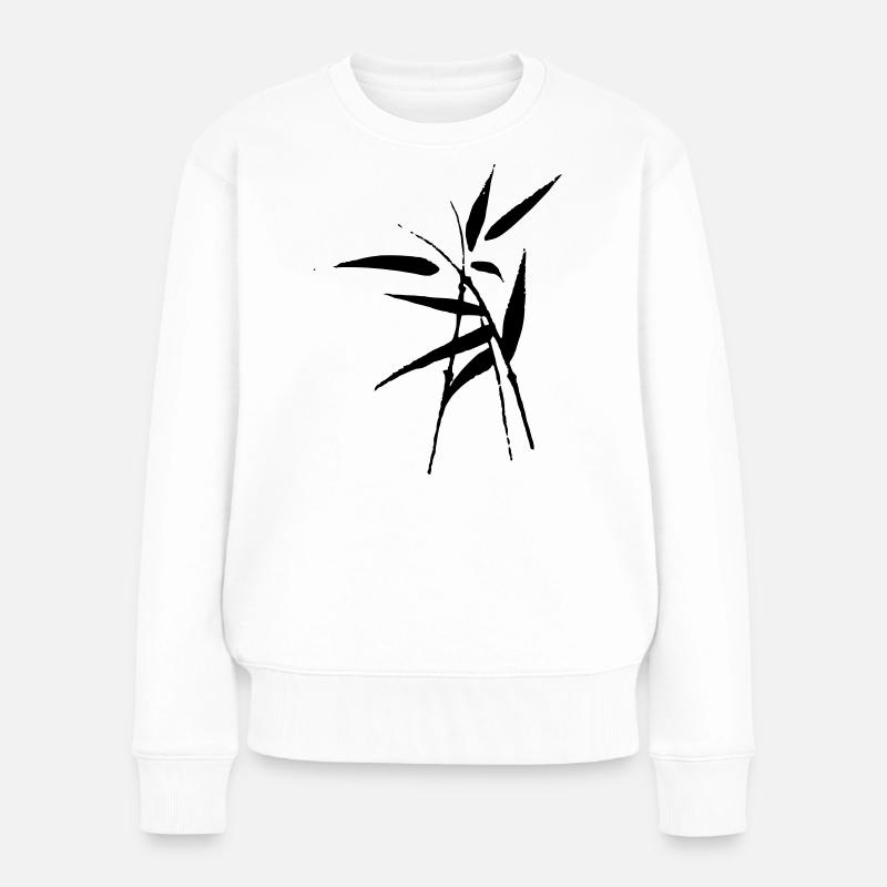 bamboo - Women's Premium Organic Jumper - white