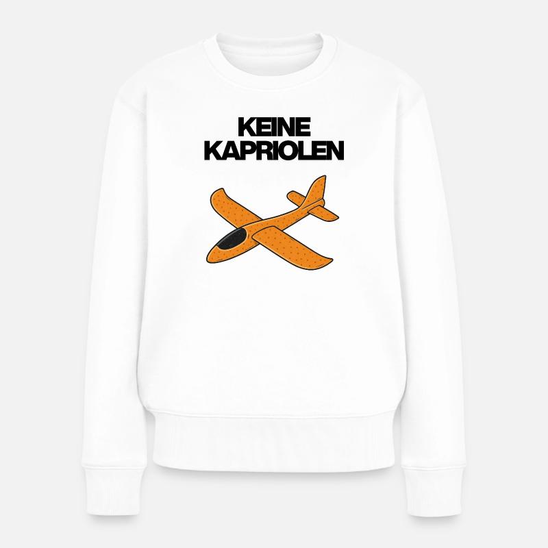Plane Rüdiger Orange sans câpres - Pull Premium bio Femme - blanc