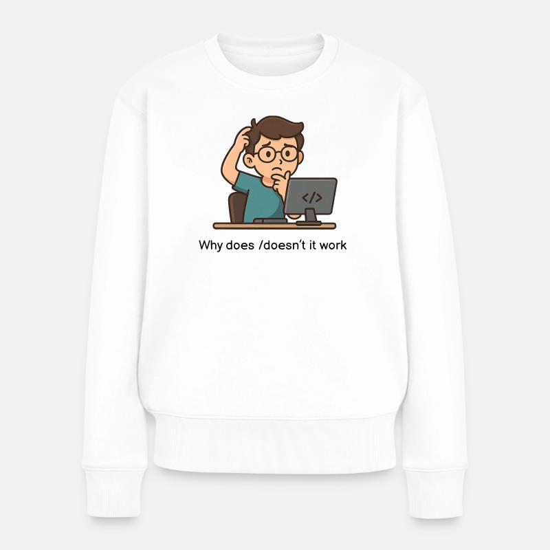 Pourquoi ça marche/ça ne marche pas - Pull Premium bio Femme - blanc