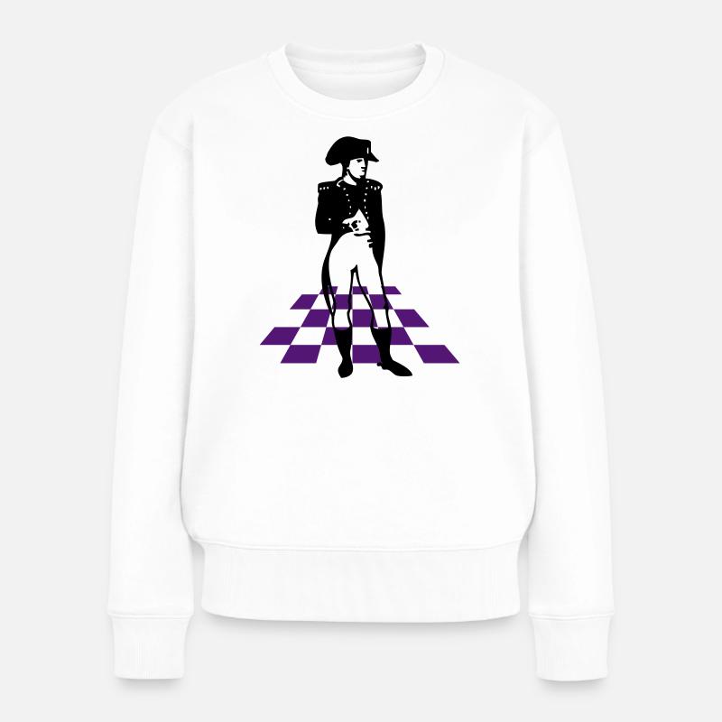 Napoleon - Frauen Premium Bio Pullover - Weiß