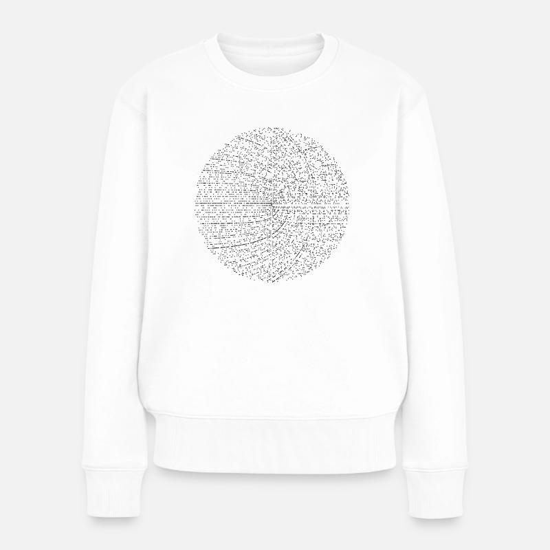 Sacks-Spirale - Frauen Premium Bio Pullover - Weiß