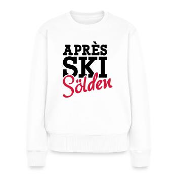 Apres Ski Sölden - Women's Premium Organic Jumper - white - Front - Julia (174cm)
