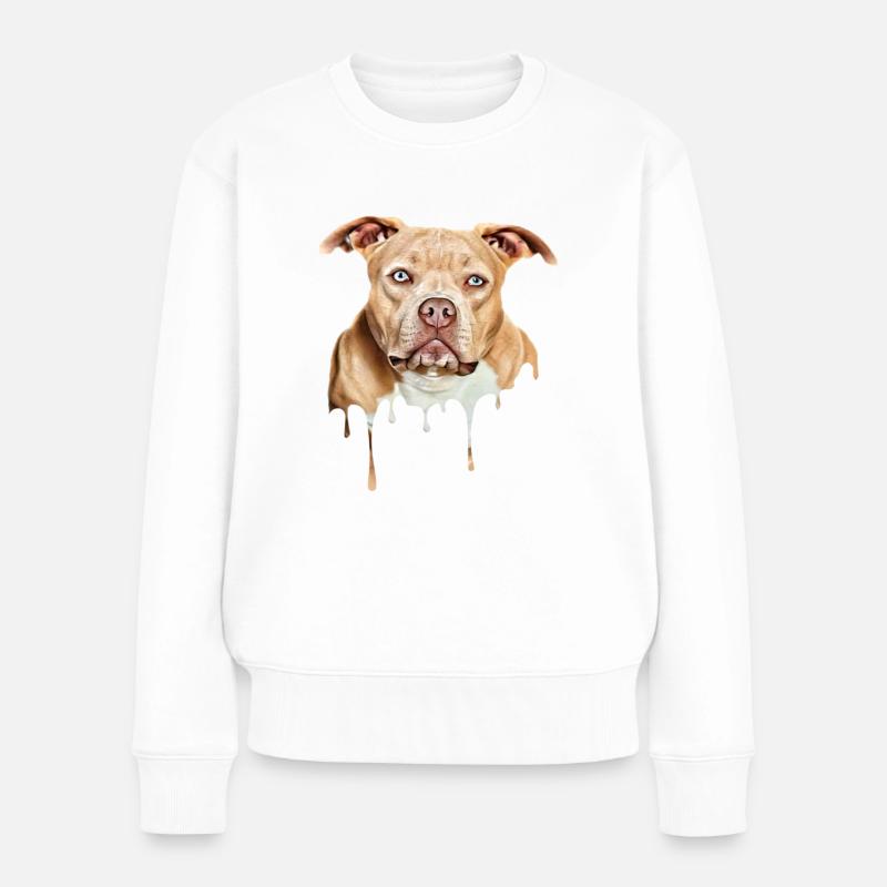 Bully Art American Bully Exotic Bully - Pull Premium bio Femme - blanc