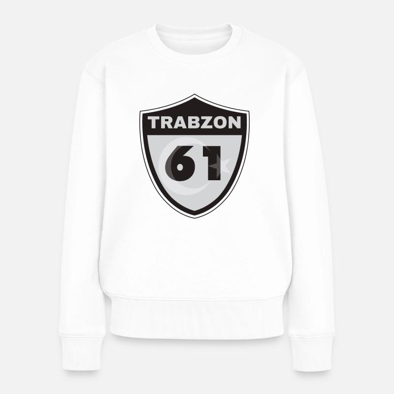Trabzon - Frauen Premium Bio Pullover - Weiß