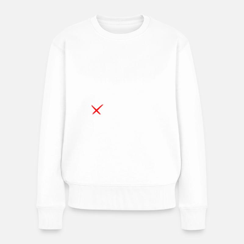 Pfleger Pflegekraft Beziehung Krankenschwester - Frauen Premium Bio Pullover - Weiß