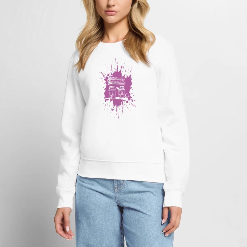 | de l’Arc de triomphe Arc de Triomphe Paris | Éclabousser Pull Premium bio Femme