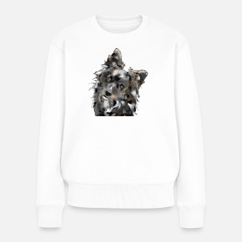 Berger australien - Pull Premium bio Femme - blanc