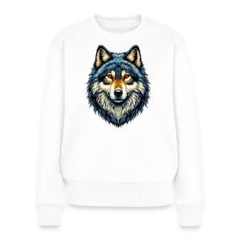 Loup - Pull Premium bio Femme - blanc - Devant - Julia (174cm)