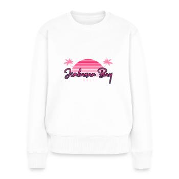 Jimbaran Bay Bali - Pull Premium bio Femme - blanc - Devant - Julia (174cm)